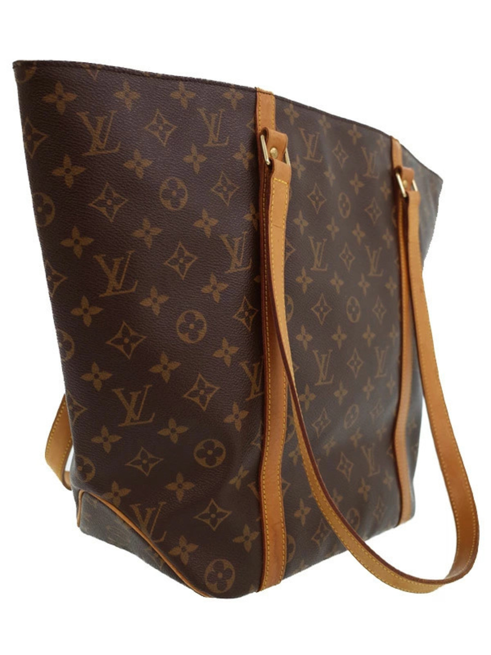 Louis Vuitton Shopping Monogram Shoulder Bag Sac Brown